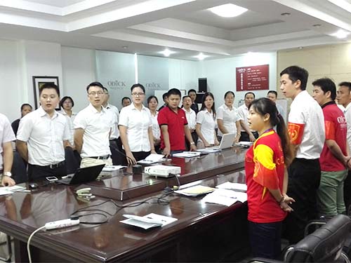 佛山歐迪克月度例會